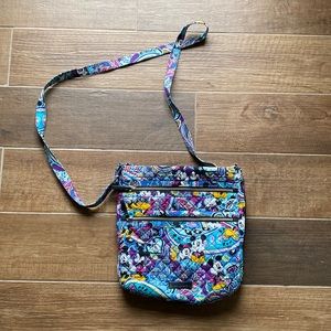 Vera Bradley Disney Triple Zip Hipster Crossbody bag